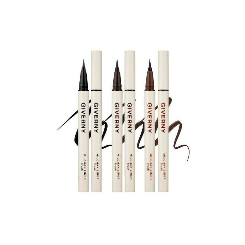Giverny Milchak Brush Liner 0.6g 3 Colors - 01 Black