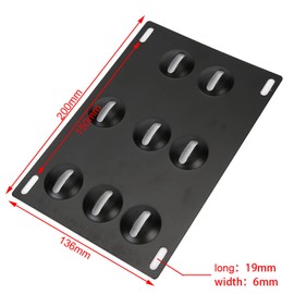 MUNEFE License Plate Holder, Car License Plate Frame, Front License Plate Bracket, Suitable for Protecting and Fixing Car License Plate