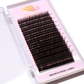 Pro Fairy Easy Fan Lash Extension Rapid Blooming Volume Lashes Self Fanning Eyelashes Extension 03 05 07 Mixed 8-15mm B/C/C+/D/D+ Curl For Beginners Soft Professional Lash Supplies (0.03-B-Mix)