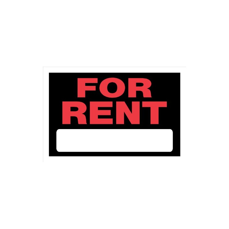 Hillman 839926 for Rent Sign with Space for Fill in,