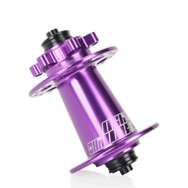 Enjcyling MTB Hub, 32 Holes 72 Click Sound 6 Pawls Full Aluminum Disc Brake Bearing HG Hubs Purple, Compatible with KOOZER XM490 PRO, for Shimano 8-11s Cassette, for Sram 8-12s PG Series