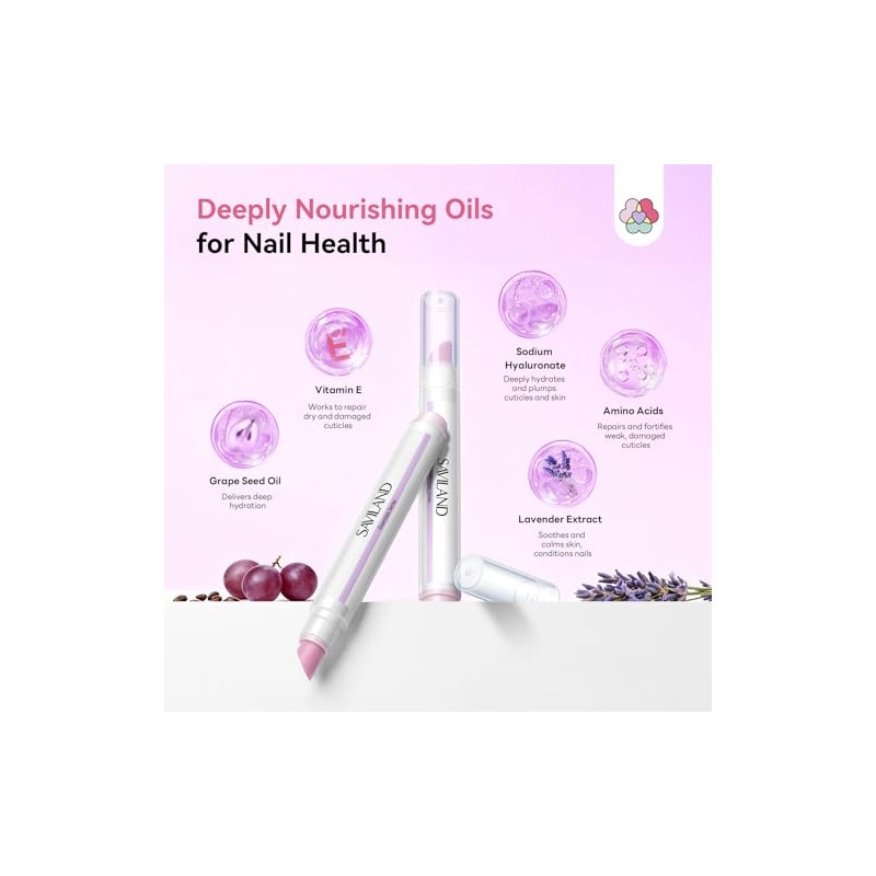Saviland 3-in-1 Cuticle Remover and Nail Care Pen