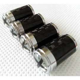 Zorratin Chrome Rim Wheel Valve Stem Cap Cover Screw with Black Jack Button for Mini Cooper r50 r53 r56 r56n f55 f56 r55 r52 r57 r58 r59 r60 r61 jcw