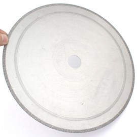 ILOVETOOL 10" inch 250mm Notched Rim 1.6mm Diamond Lapidary Rock Slab Saw Blade Arbor Hole 25.4mm 1" for Gems Stone Jasper