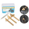 Generic 4x Replacement Tips Welder Soldering Tips,Welder Accessories, Triangular Copper