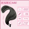 YoungSee I Tip Hair Extensions Human Hair Ombre Black 16