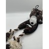 Flat Tugger Bear Dog Toy