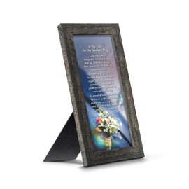 Crossroads Home Décor Dad Picture Frame, Wedding Picture Frame, Father of The Bride Gifts, Meaningful Gifts for Dad, Father of The Groom Gift, Father Daughter Frame, Dad Photo Frame, 7312BW