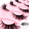 3D False Eyelashes, Cat's Eye, Natural Artificial Eyelash Extensions Set,