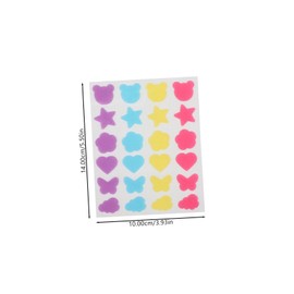 Baluue 5 Sheets Facial Mole Patches for Stickers Pimple Patches Gentle on Skin