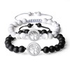 COAI Unisex Partner Gemstone Bracelet with Tree of Life Charm,