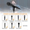2 Pcs Universal Microphone Clip, Adjustable Mic Clip Holder for