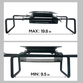 Clamp on Boat Seat Mount with Swivel Boat Seat Swivel Ideal for Kayak Jon Boat (1)