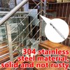 Liujiami Wire Rope Cable Railing Adjustable Stainless Steel Turnbuckle Connection