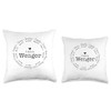 Wenger Family Name - Mom Name Mothers Day Throw Pillow