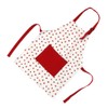 Cotton Pinafore, Cooking Apron Strawberry Pattern Breathable Reasonable Size with