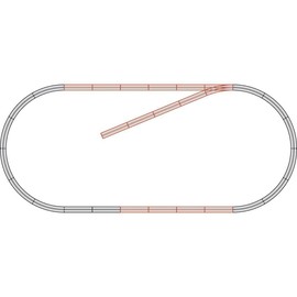 Roco 61101 H0 geoLINE (mit Bettung) Ergaenzungs-Set