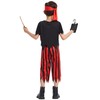 IKALI Boys Pirate Costume, Kids Pirate Role Playing Outfit, World