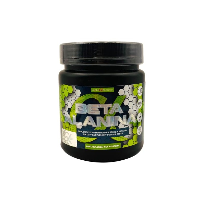 Alpha Nutrition Beta Alanina 250 gr 100 Serv | En
