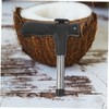 GRIRIW Coconuts Tool Set 2pcs Coconuts Opener Portable and Space
