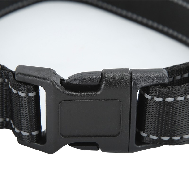 LED Pet Glowing Adjustable Safety Rechargeable Collar USB Charging for