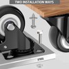 2 Inch Caster Wheels Set of 4, Heavy Duty Casters