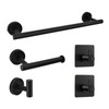 5 Pieces Bathroom Hardware Accessories Set Towel Rack Paper Holder