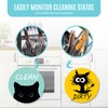 Clean Dirty Dishwasher, Funny Black Cat Dishwasher Magnet Clean Dirty