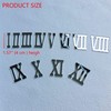 NUO RUI 12 Pcs Roman Mirrored Acrylic Numerals for a