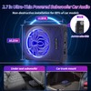 𝙐𝙥𝙜𝙧𝙖𝙙𝙚 10" 1250W Slim Under Seat Car Subwoofer with Amp