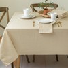Benson Mills Cameron Textured Fabric Table Cloth, for Everyday Home