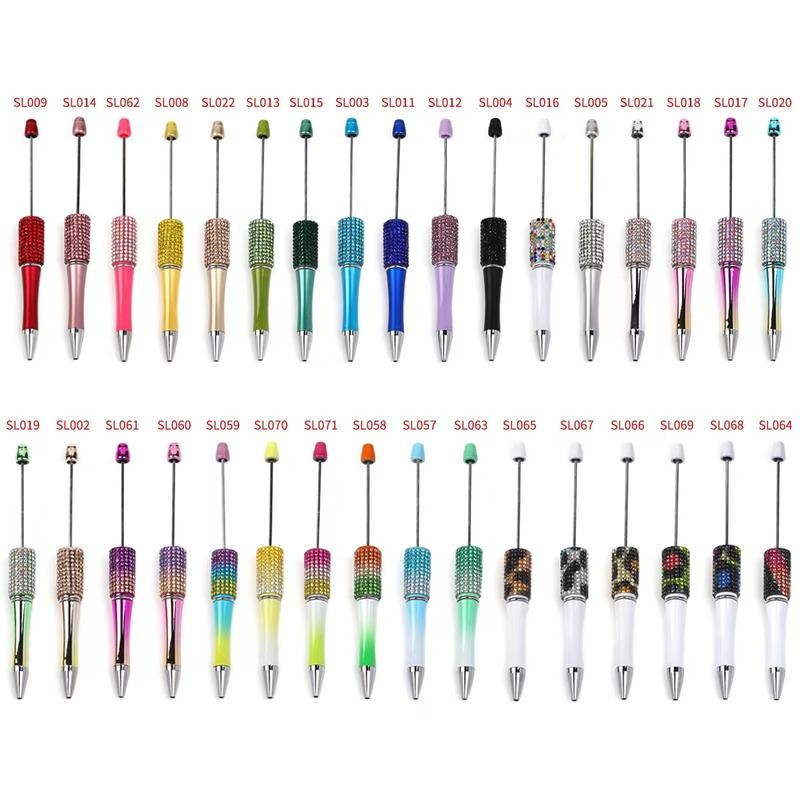 【P2】 (Pen has GAP on wrap) Qty 5 Standard Rhinestone