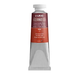 LUKAS 1862 Artists' Oil Paint Master Quality German Engineered Oil-Based Art Paints - 37ml Single Tubes - [Vermillion Light]