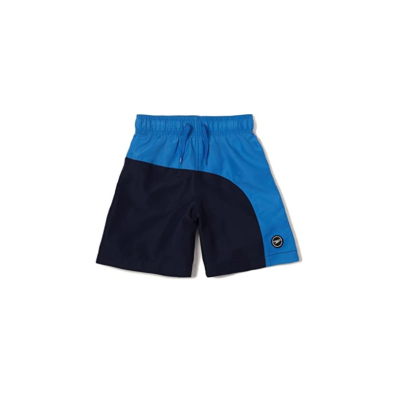 Speedo - Bañador para niño, Longitud Media, Color Liso