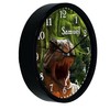 CreaDesign, WU-01-1124 T-Rex Dinosaur Wall Clock for Children's Room, Customisable