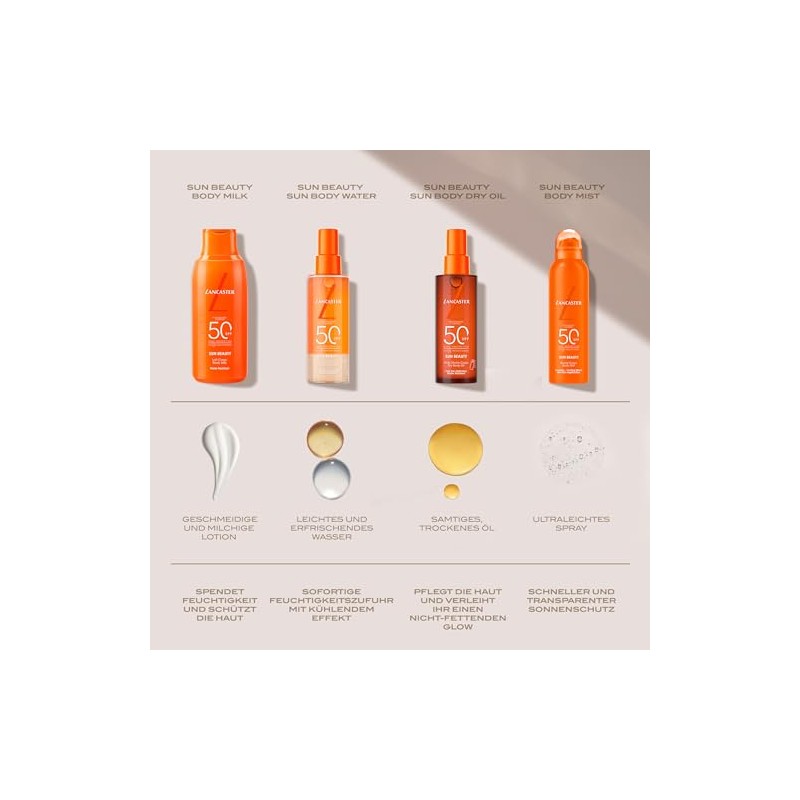 LANCASTER Sun Beauty SPF50 Sun Lotion 175 ml