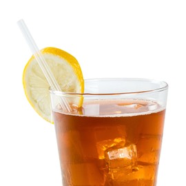 AmerCare 5.75 Inch Jumbo Clear Unwrapped Straws, Case of 12,000