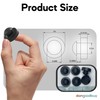 Large Rubber Push-in Ridged Stem Bumpers 1" Diam - Feet