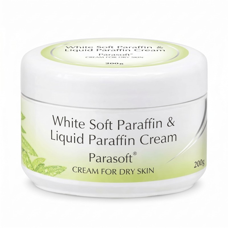 Parasoft- Crema para piel seca sin parabenos con la bondad
