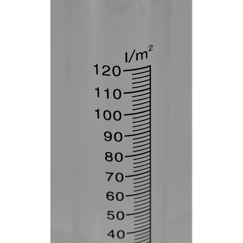 Powershop11 Replacement Glass Rain Gauge Real Glass 15 cm
