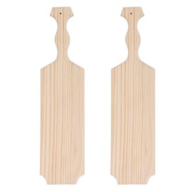 BATTIFE BATTIFE 18Inch Sorority and Fraternity Paddles 2Pack, Unfinished Pine Wood Paddle for Greek, Frat Solid Wooden Paddle