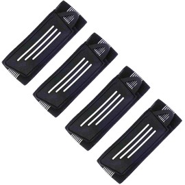 Kasteco 4 Pack Elastic Bike Bicycle Ankle Leg Riding Puttee Cycling Safety Bind Pant Bands Clip Strap Belt Fully Adjustable for Cycling, Jogging, Camping