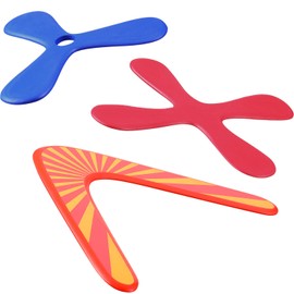 Tatuo Set of 3 Returning Boomerang, Wood and Soft Boomerang for Athletes, for Sports Game Toy to Beginners, Young Throwers (Suit for Child Over 12 and Playing with Parent's Supervision)