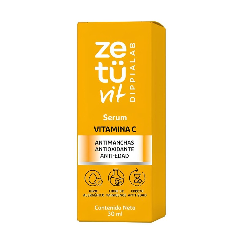 Zetüvit Serum Facial con Vitamina C, Antimanchas, Antioxidante, Anti-edad, 30
