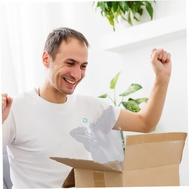 LALAFINA Inflatable Air Bags 50 Pack Air Pillows for Express Packaging Multi-use Body Safe Material