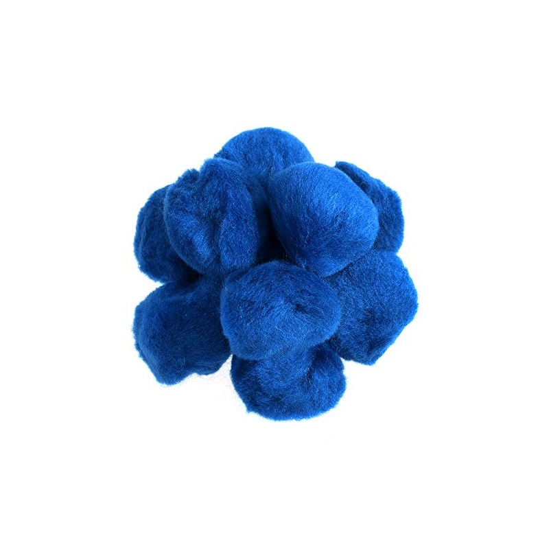 Impex Pom Poms 50mm - Royal Blue, pk of approx