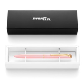 Pentel BLN2005PP-AGG Gel Ink Ballpoint Pen EnerGel Filography Pastel Pink 0.5mm Gift Box