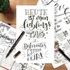 APOGO Hand Lettering Calligraphy Pens: 12 Black Calligraphy Hand Lettering