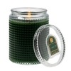 Smell of The Tree Aromatique Textured Glass 15 oz Scented Jar Candle w/Lid