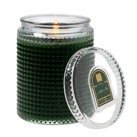 Smell of The Tree Aromatique Textured Glass 15 oz Scented Jar Candle w/Lid